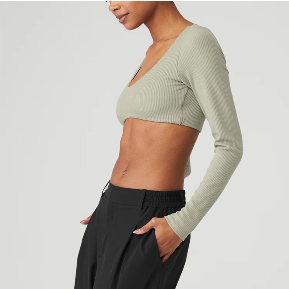 Alo Yoga Ribbed Define Long Sleeve